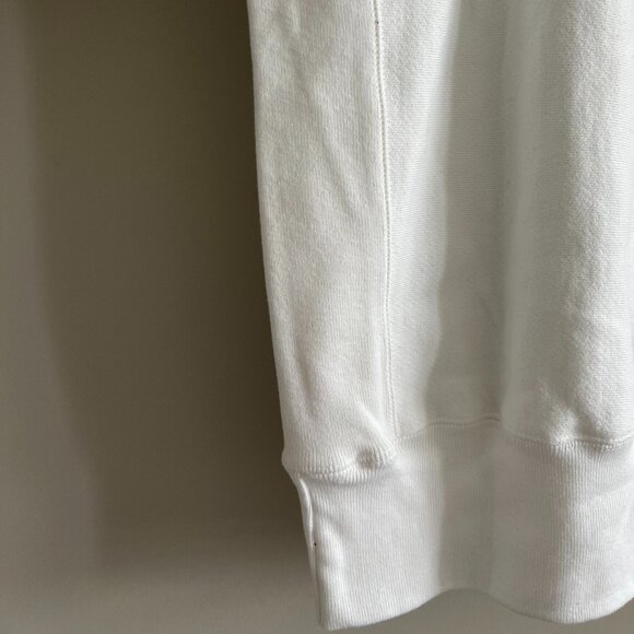 Champion Gold Logo Crewneck Sweatshirt | White Pullover | NWT Size S - Picture 4 of 7